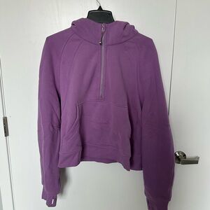 Lululemon Scuba half zip Wisteria Purple